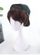 Rose And Flower Thorn Series Brown Short Wavy Hair Lolita Wigs