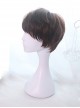 Rose And Flower Thorn Series Brown Short Wavy Hair Lolita Wigs