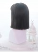 Air-bangs Medium Long Straight Hair Lolita Wigs