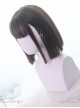 Air-bangs Medium Long Straight Hair Lolita Wigs