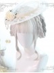 Dual Horsetail Moonlight-stone White Mixing Color Classic Lolita Wigs