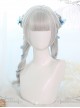 Gray Dual Horsetail Elegance Curly Hair Classic Lolita Wigs