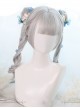 Gray Dual Horsetail Elegance Curly Hair Classic Lolita Wigs