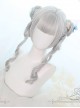 Gray Dual Horsetail Elegance Curly Hair Classic Lolita Wigs