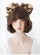 Brown Cute Short Curly Hair Classic Lolita Wigs