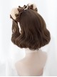 Brown Cute Short Curly Hair Classic Lolita Wigs