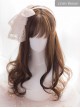 Brown Or Black Medium Length Curly Hair Lolita Wigs