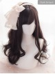 Brown Or Black Medium Length Curly Hair Lolita Wigs