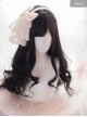 Brown Or Black Medium Length Curly Hair Lolita Wigs