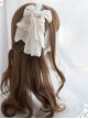 Brown Or Black Medium Length Curly Hair Lolita Wigs