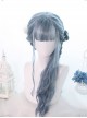 Mermaid's Tears Series Long Curly Hair Lolita Blue Wigs