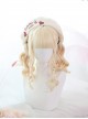 Air bangs Golden Medium Long Curly Hair Classic Lolita Wigs