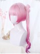 Small Butterfly Series Lolita Dual Horsetail Pink Gradient Wigs