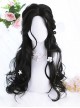 Natural Black Daily Long Curly Hair Lolita Wigs