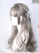 Air bangs Hime Cut Long Curly Hair Lolita Wigs