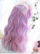 Purple Layered Gradient Middle Long Curly Hair Lolita Wig