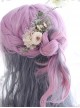 Purple Layered Gradient Middle Long Curly Hair Lolita Wig