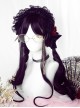 Black-purple Big Wavy Long Curly Hair Polaris Lolita Wigs