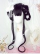 Black-purple Big Wavy Long Curly Hair Polaris Lolita Wigs