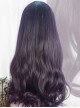 Black-purple Big Wavy Long Curly Hair Polaris Lolita Wigs
