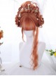 Multicolor Egg Roll Long Curly Hair Classic Lolita Wigs