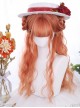 Multicolor Egg Roll Long Curly Hair Classic Lolita Wigs