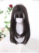 Layering Design Multicolor Medium Long Hair Classic Lolita Daily Wigs