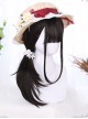 Layering Design Multicolor Medium Long Hair Classic Lolita Daily Wigs