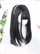 Layering Design Multicolor Medium Long Hair Classic Lolita Daily Wigs