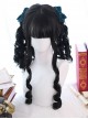 Black Roman-curly Long Curly Hair Classic Lolita Wigs