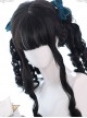 Black Roman-curly Long Curly Hair Classic Lolita Wigs