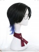 Black And Blue Gradient Mullet Hairstyle Lolita Male Wigs