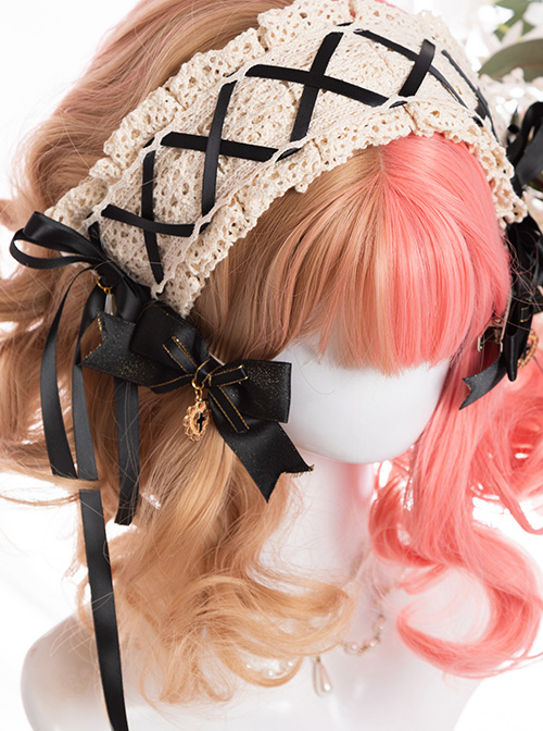 Double-colored Harajuku Style Short Curly Hair Sweet Lolita Wigs