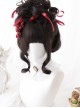 Brown-black Double Ponytail Curly Hair Sweet Lolita Wigs