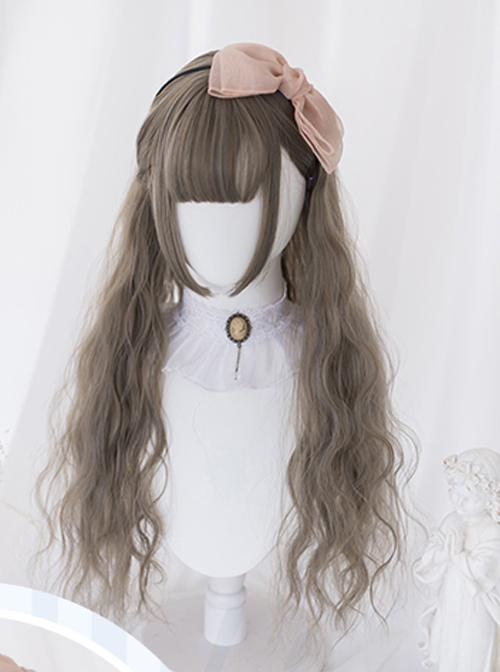 Cute Sheep Roll Long Curly Hair Sweet Lolita Wigs