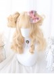 Cute Golden Short Curly Hair Sweet Lolita Wigs