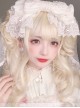 Cute Golden Short Curly Hair Sweet Lolita Wigs