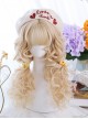 Wool Curl Medium Length Curly Hair Classic Lolita Wigs