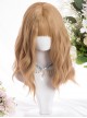 Vitality Cute Brown Tiny Noodle Curl Medium Length Curly Hair Classic Lolita Wigs