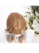 Vitality Cute Brown Tiny Noodle Curl Medium Length Curly Hair Classic Lolita Wigs