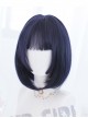 Harajuku Blue-purple Short Hair Gothic Lolita Wigs