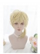 Light Mustard Color Handsome Short Hair Prince Gothic Lolita Wigs