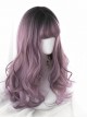 Black Gradient Purple Classic Lolita Long Curly Wigs