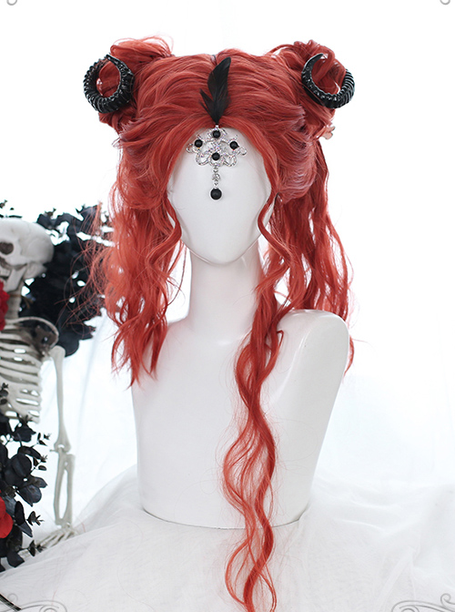 Noble Centre Parting Long Curly Classic Lolita Wigs