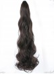 Single Long Curly Ponytail Plait Classic Lolita Medium Length Wigs