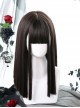 Medium Length Straight Wig Gothic Lolita Wigs