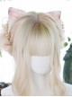 Gentle Golden Long Curly Wig Head Top Multicolor Sweet Lolita Wigs