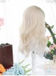 Gentle Golden Long Curly Wig Head Top Multicolor Sweet Lolita Wigs