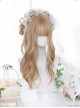 Caramel Golden Gentle Micro-curly Long Curly Wig Classic Lolita Wigs