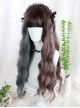 Two Colors Corn Perm Long Curly Wigs Classic Lolita Wigs